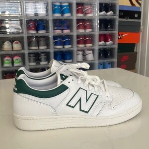 New Balance White & Green 480